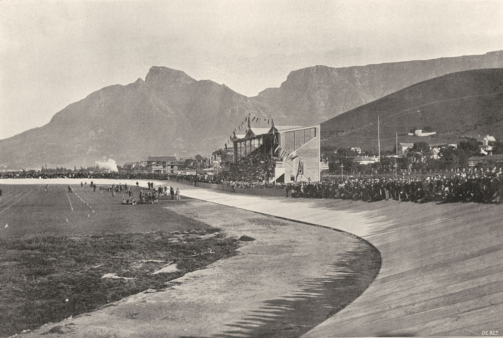 SOUTH AFRICA. Athletic grounds, Green point common 1899 old antique print